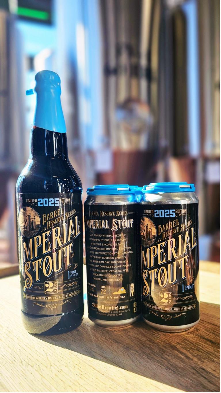 Drink 2 Silos Brewing Co. 2025 Barrel Reserve Stout Barrel Aged Imperial Stout
