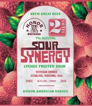 Sour Synergy Fruited Sour Ale with Lychee Puree