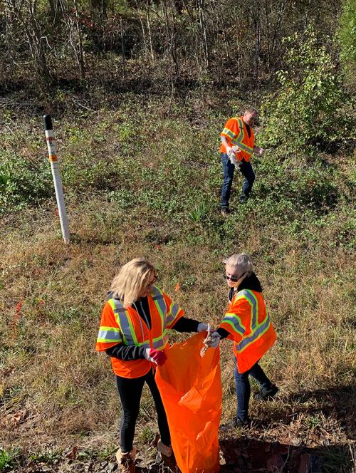 Cleaning up our beautiful community!