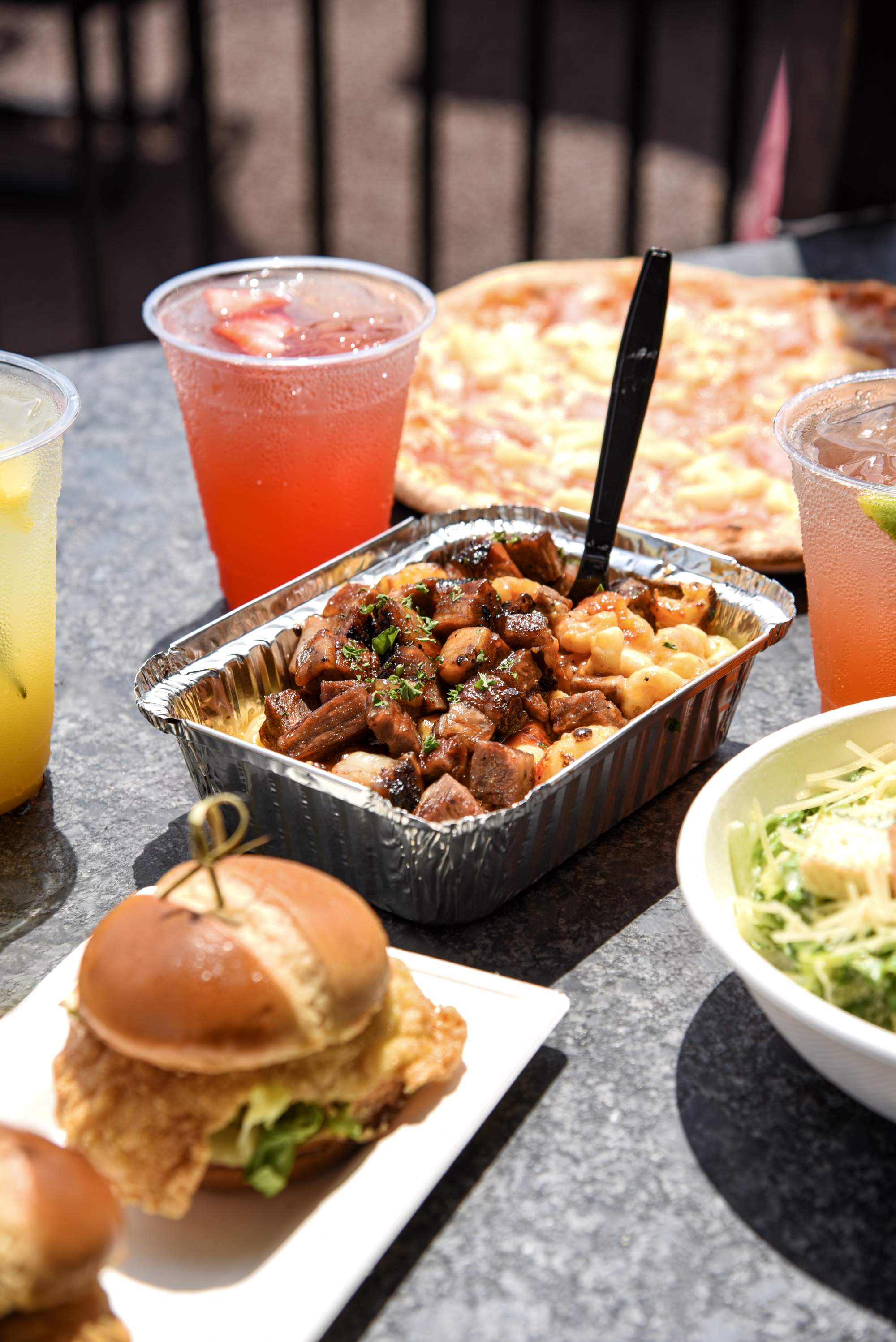 The Chicken Bacon Ranch Pizza at the Pour House in Manassas, Virginia