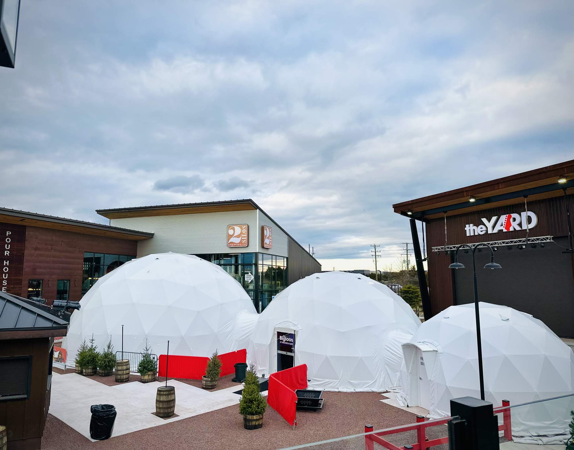 Enjoy a private experience like none other in our large igloos